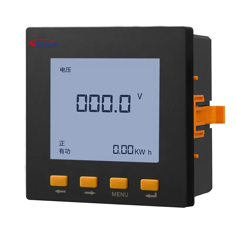 Bán buôn Điện áp AC80-450V điện áp hiện tại Meter kỹ thuật số LCD wattmeter điện năng lượng amperemeter Vôn kế Ampe kế 110 220V mete