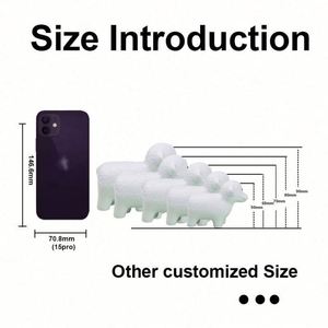 Factory Custom Logo Pu Foam <b>Animal</b> Shaped Antistress Reliever Goat Sheep Stress Ball - Product Image 3