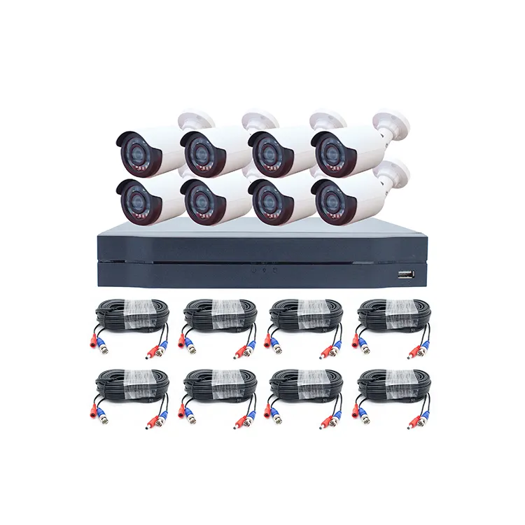 8CH KIT 5MP Waterproof Camera dvr 8channel security camera set dvr kit cctv system