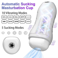 Automatischer Männlicher Masturbator Vagina Vibrator Blowjob-Maschine Leck-Masturbationsbecher für Männer Sexspielzeug Erotikbedarf