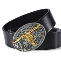 Boucle de ceinture personnalisée avec logo, en argent antique, avec nom ou lettre, en métal, MOQ 10