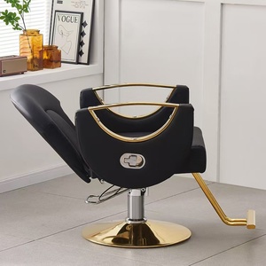 Nuova sedia da salone da barbiere in pelle con pompa idraulica reclinabile dal Design moderno durevole per parrucchieri professionisti - Product Image 3