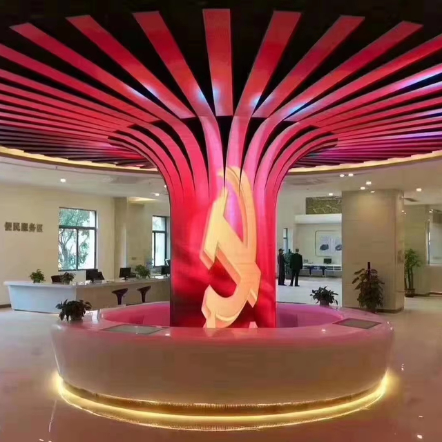 Customized Indoor Flexible LED Display for Shopping Mall Video Advertising Display