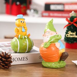 Adornos de Resina con Forma de Enanos de Dibujos Animados para Borde de Lavabo, Modelo Artístico, Decoración de Escritorio, Regalo para Pascua/Navidad - Product Image 3