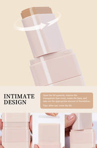 Gran oferta, barra de base correctora mate de cobertura completa ligera de 5 colores con barra correctora blanqueadora de esponja - Product Image 4