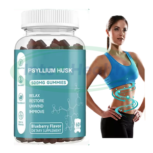 Ausreson OEM <span class=keywords><strong>Psyllium</strong></span> <span class=keywords><strong>Husk</strong></span> Extract Gummies Advanced Detox Cleansing Suplemento de fibra dietética <span class=keywords><strong>Psyllium</strong></span> <span class=keywords><strong>Husk</strong></span> Gummies - Product Image 1