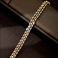 Hoge kwaliteit drielaagse sierlijke kristallen CZ-armband voor dames, casual aankleden, Valentijnscadeau, sieraden, feestevenement B165