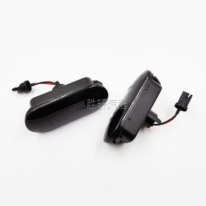 Intermitentes para Seat Bora Passat Golf Polo, Luces Laterales Secuenciales LED Marrón Ahumado Negro 1J0949117 - Product Image 4