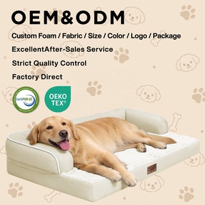 Cama de Lujo para Mascotas, Cómoda para Todas las Estaciones, con Funda de Terciopelo Extraíble, Antideslizante, Ortopédica, Ideal para Minoristas (OEM y ODM) - Product Image 1