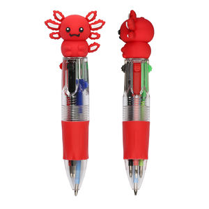 Bolígrafo de Plástico de Cuatro Colores con Diseño de Dibujos Animados, Personalizable con Logotipo, para Publicidad, Regalo de Papelería Multicolor con Temática Animal - Product Image 3