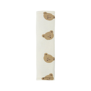 Coussinets d'épaule en coton pour ceinture de sécurité motif ours de dessin animé, accessoires de siège auto toutes saisons - Product Image 3