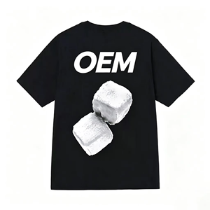 Camiseta estampada para hombre de alta calidad, 100% algodón puro, transpirable, con estampado de grafiti, logotipo OEM - Product Image 1