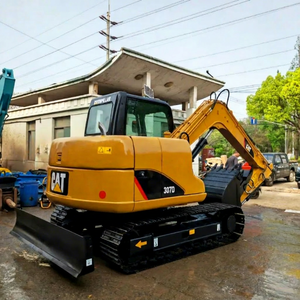 <b>Top</b> Seller <b>CAT</b> 307D Original <b>CAT</b> Hydraulic Stable Power Used Mini Excavator for Narrow Lot House Foundation Digging Work - Product Image 1