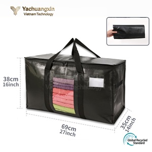 Nevera Portátil Rectangular Azul Aislada, Bolsa Multifuncional para Picnic con Cremallera y Asa - Product Image 2