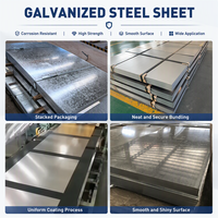 Tôle d'acier galvanisée à chaud DX51D Z120, plaque GI prélaquée pour découpe et pliage, vente en gros usine