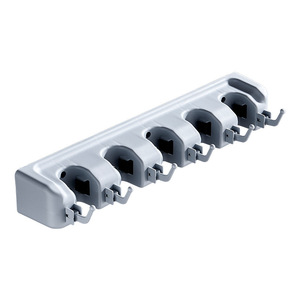 Estante organizador de pared para fregona, soporte de escoba, organizador, perchas de escoba, gancho de almacenamiento - Product Image 1