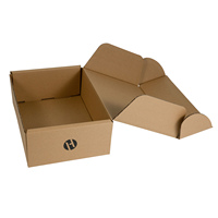 Cajas de Cartón Corrugado Reutilizables para Ropa, Cajas de Envío de Papel Kraft Marrón, Cajas de Correo Personalizadas para Prendas