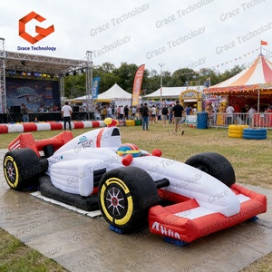 Gran Oferta: Coche de Carreras Inflable Personalizado, el Más Nuevo y Popular, Ideal para Publicidad - Product Image 4