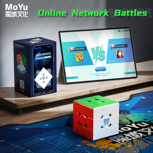 <span class=keywords><strong>MoYu</strong></span> Educativo AI Inteligente <span class=keywords><strong>3x3</strong></span> Smart Cube Juegos para Niños Magic Intelligent Digital Electronic Racing Magic Cube - Product Image 2