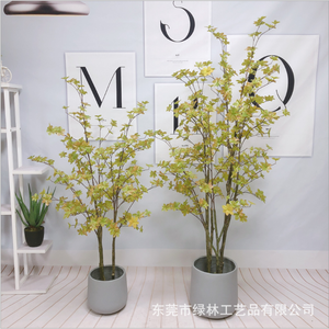 Pianta di plastica decorativa all'aperto all'ingrosso dell'albero di palma artificiale e bouganville - Product Image 2