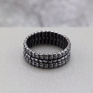 ยุโรปอเมริกันเรโทรสแตนเลสสตีลแหวนลายมังกรสไตล์ฮิปฮอปของขวัญเครื่องประดับ - Product Image 3