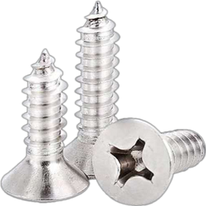 304 Stainless Steel Self Tapping <b>Screws</b> Phillips Head <b>M3</b> M4 M5 Flat Countersunk Extended <b>Screw</b> - Product Image 3