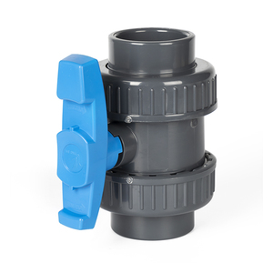 <span class=keywords><strong>2025</strong></span> sử dụng rộng rãi Trung Quốc phổ biến phụ kiện đường ống DIN ANSI tiêu chuẩn PN16 PVC đôi Công Đoàn bóng kiểm tra van PVC bóng van - Product Image 3