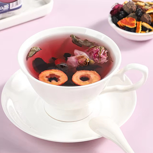Thé infusé à froid du fabricant OEM Ume mûrier mandarine écorce aubépine pomme <span class=keywords><strong>rose</strong></span> feuille de lotus graine de cassia infusée dans un sachet de thé - Product Image 1