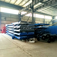 Rampe de quai mobile pour conteneur hydraulique mobile de 6 à 20 tonnes