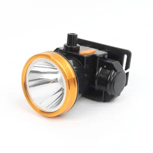 Large capacity lithium battery rechargeable headlight outdoor portable brightness headlamp 3W COB headlamp for running