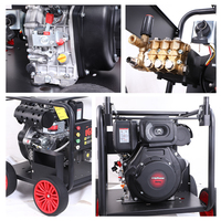 Kuhong Haute Qualité & Meilleur Prix 2200psi Amjet 12.5hp 2200psi 150bar Nettoyeur de Canalisations à Jet d'Eau 1-cylindre diesel