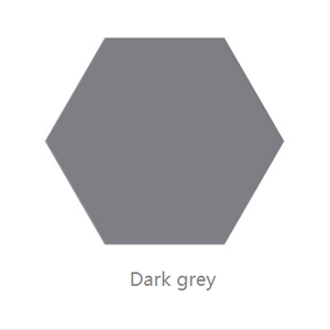 <span class=keywords><strong>Ladrillo</strong></span> Hexagonal de Cerámica Mate para Baño, Balcón, Restaurante, Color Sólido Negro, <span class=keywords><strong>Blanco</strong></span> y Gris, Azulejos Hexagonales para Piso y Pared - Product Image 2