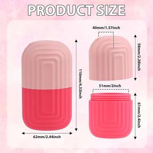 Rodillo Facial de Silicona con Forma de <span class=keywords><strong>Cactus</strong></span> para Helado, Molde de Gel Refrescante para la Piel a Prueba de Fugas con Palitos de Helado ¡Nuevo Lanzamiento! - Product Image 4