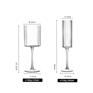 Copas de Cristal Coloridas para Agua, Copas de Vino Personalizadas, Copas de Champán para Fiestas - Product Image 4