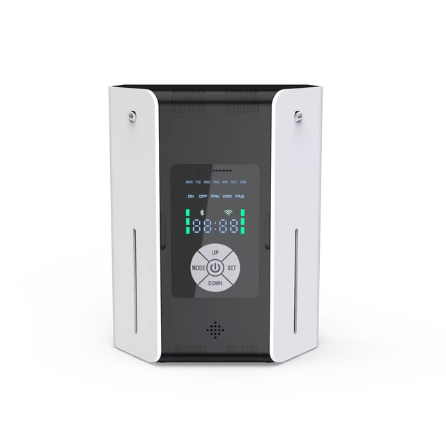 Custom Logo Dual-Head Cordless Electric Portable Home Ultrasonic Aroma Diffuser Essential Oil Remote Control