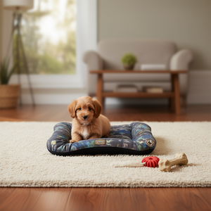 Cuccia per Animali Domestici in Seta Ossea 58*43CM, Tappetino Elegante e Confortevole per Cuccioli e Cani di Piccola Taglia - Product Image 3