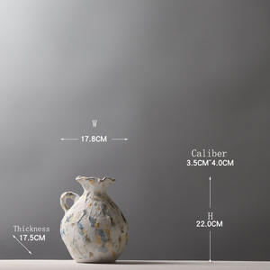 Vase à fleurs en céramique 100% personnalisé fait à la main, ornement en <span class=keywords><strong>porcelaine</strong></span>, vase à fleurs de table en céramique, vases de luxe - Product Image 5