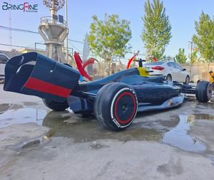 수제 1:1 스케일 대형 SS F1 레이싱카 모델 소품 금속 맞춤형 스테인리스 스틸 자동차 조각 전시용 - Product Image 5