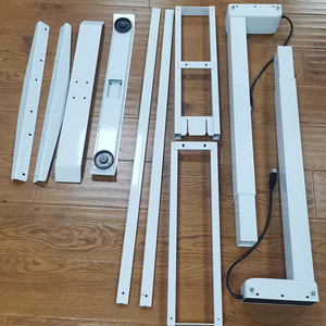 Table élévatrice automatique à double moteur rentable cadre en métal mécanisme de bureau debout réglable en hauteur poste de travail de bureau électrique - Product Image 5