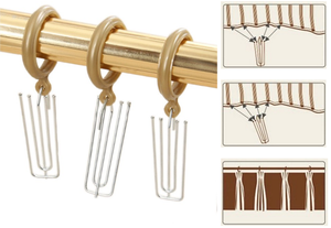 Crochets de <span class=keywords><strong>rideau</strong></span> américains de haute qualité, crochets de <span class=keywords><strong>rideau</strong></span> américains, ruban de <span class=keywords><strong>rideau</strong></span> américain, crochets en fer <span class=keywords><strong>pour</strong></span> rideaux - Product Image 4