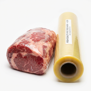 <span class=keywords><strong>Film</strong></span> alimentaire en PVC de qualité alimentaire, fabrication directe d'usine, rouleau jumbo personnalisé de 2500 m, <span class=keywords><strong>film</strong></span> d'emballage haute extensibilité pour l'emballage alimentaire - Product Image 2