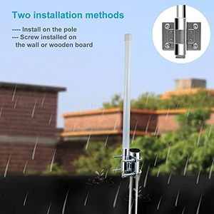 5.8dbi không thấm nước sợi thủy tinh ăng ten cho Lora 915MHz 20ft tổn thất thấp kmr195 Cáp meshtastic lora32 915MHz Lora thông tin liên lạc - Product Image 3