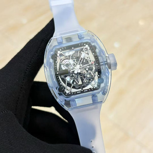 Top Luxury 3502 Crystal <b>Case</b> Tourbillon Visible Movement Shockproof Waterproof Unisex Automatic Mechanical Watch - Product Image 2