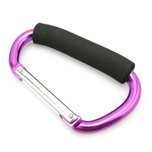 Offre d'usine : Accessoire de poussette grande taille, crochet de maman en aluminium avec porte-clés mousqueton pour le shopping, les chaussures de ski et les éponges - Product Image 5