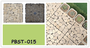 Tự làm ngoài trời đá sàn gạch đá nhân tạo Gạch Mosaic với cơ sở nhựa - Product Image 4