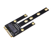 Ranura de expansión KEY M para ordenador, tarjeta adaptadora NVME M2, disco de interfaz WiFi, accesorios de ordenador, tarjeta adaptadora, 1 unidad