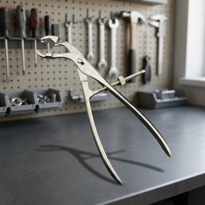 Pince à os Verbrugge Speedlock 26cm manuelle |   Instrument chirurgical orthopédique en acier inoxydable |   Pinces à os robustes - Product Image 3