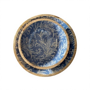 Tazón de Servir Personalizado, Hecho a Mano, de Madera de Acacia Pulida, Ecológico, Apto para Lavavajillas, Diseño Vintage, para Fiestas, Almacenamiento de Comida Rápida - Product Image 3
