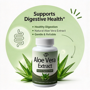Cápsulas de Extracto de Aloe Vera de Marca Privada OEM ODM, Cápsulas Veganas que Favorecen la Salud Digestiva, Suplemento Dietético con Logotipo Personalizado - Product Image 3