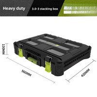 Boîte à outils roulante empilable à 6 couches, mallette multifonctionnelle pour matériel industriel, portable